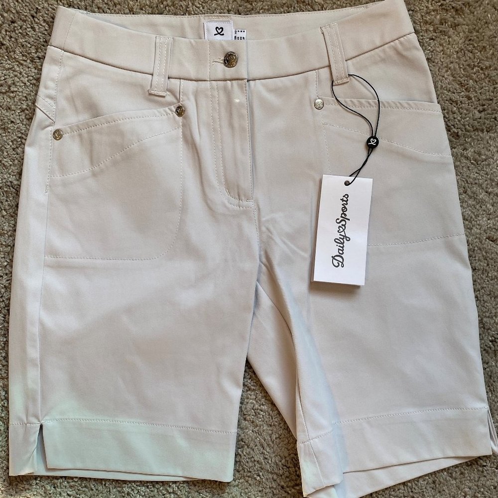 Daily Sports Pearl Gray Lyric Shorts